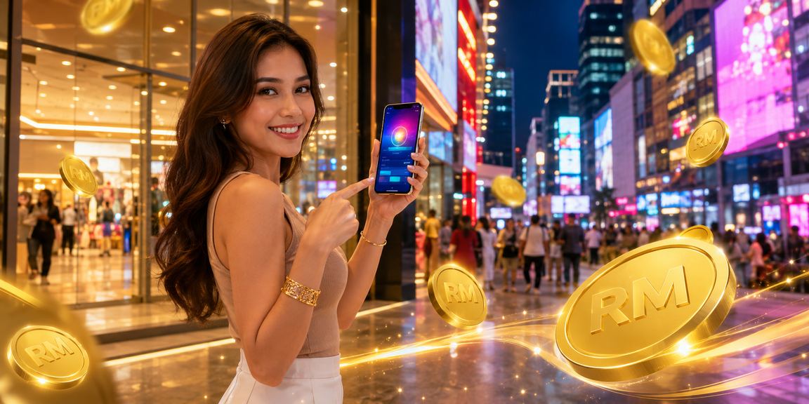 Paparan proses deposit dalam talian melalui perbankan tempatan di Kuala Lumpur