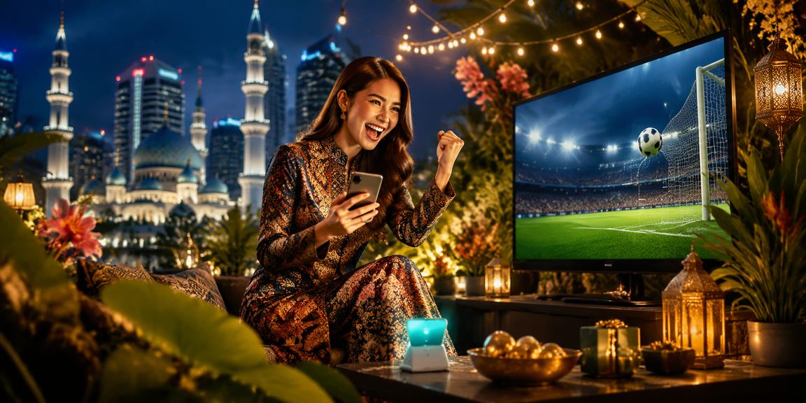 Proses deposit dalam talian menggunakan perbankan tempatan Malaysia di Selangor dengan motif batik